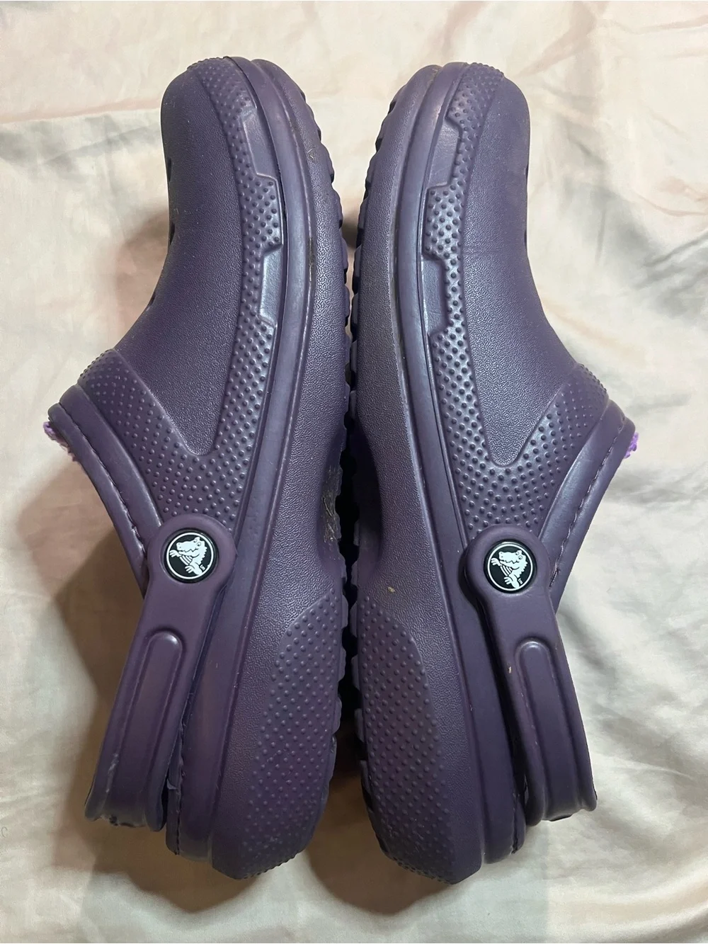 CROCS Classic Lined Clog in Deep Purple